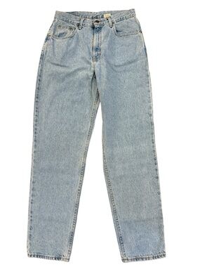 Vintage 80s 90s Aeropostale USA Mom Jeans 12 High Rise Tapered Light Wash 30x31